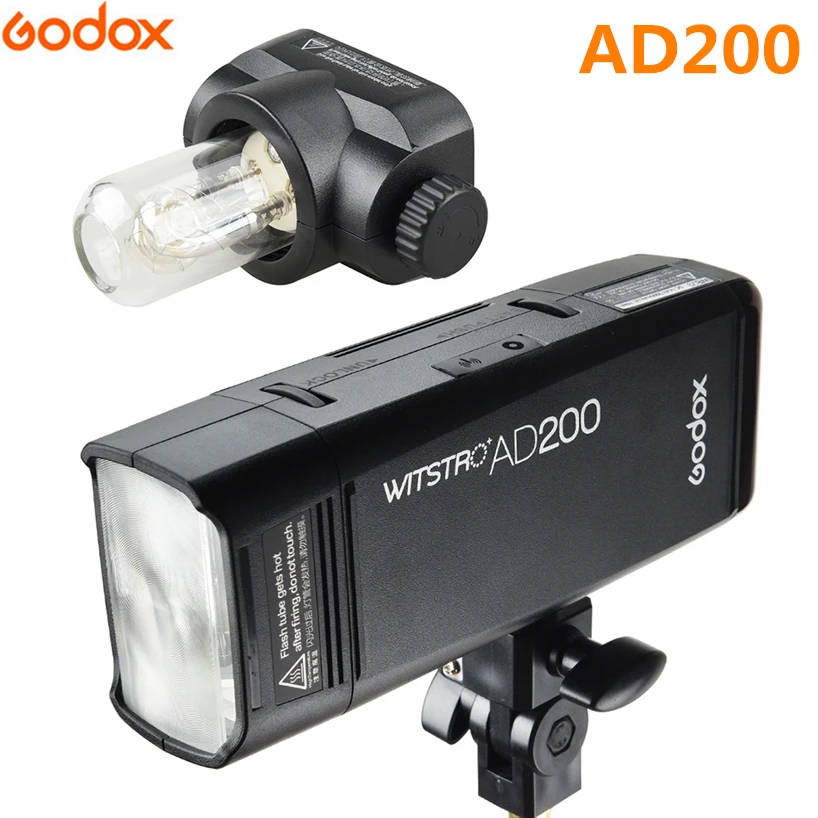 Godox AD200 ttl 2,4G HSS 1/8000s вспышка светильник speedlite высокоскоростная Фотографическая для Canon Nikon sony 200W литиевая батарея