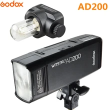 Godox AD200 TTL 2.4G HSS 1/8000s Flash Light speedlite High-speed photographic For Canon Nikon Sony 200W Lithium Battery Pack цена Godox AD200 TTL 2.4G HSS 1/8000s Flash Light speedlite High-speed photographic For Canon Nikon Sony 200W Lithium Battery Pack цены онлайн