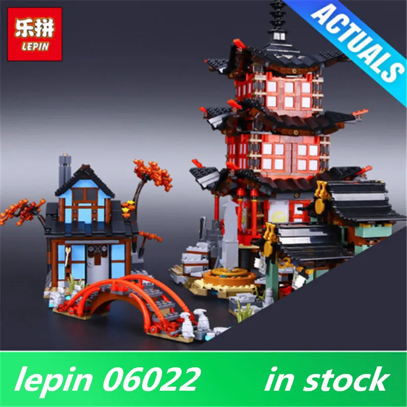 

Lepin 06022 2150Pcs Building Series The 70751 Temple of Airjitzu Set Building Blocks Bricks Toys For Kid Birthday Christmas Gift