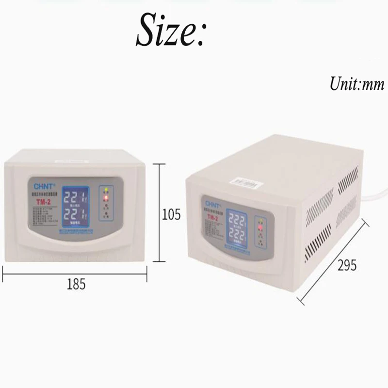 2000 Вт бытовой стабилизатор напряжения с входным напряжением 130 V-270 V& выходное напряжение 220V Источник стабилизированного напряжения TM-2