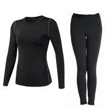 Осень-зима, термобелье для женщин, быстро сохнет, тянущиеся, анти-микробные, теплые кальсоны, Женская Повседневная термо одежда