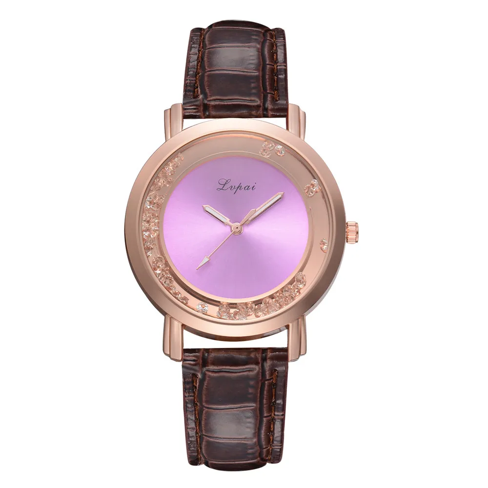 P669 LVPAI Purple Mirror Fashion Casual Quartz Leather Band Analog Wrist Watch P669 LVPAI Purple Mirror Fashion Casual Quartz Leather Band Analog Wrist Watch