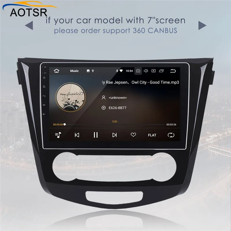 Best Android 8 car multimedia player head unit For Nissan X-TRAIL Qashqai Dualis Rouge 2013-2018 gps navigation car radio stereo 4+32 9