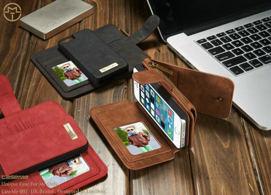 Для чехла iPhone 5S YMNLCX многофункциональный винтажный кошелек из натуральной кожи чехол для мобильного телефона s сумка чехол для iPhone 5 5S se