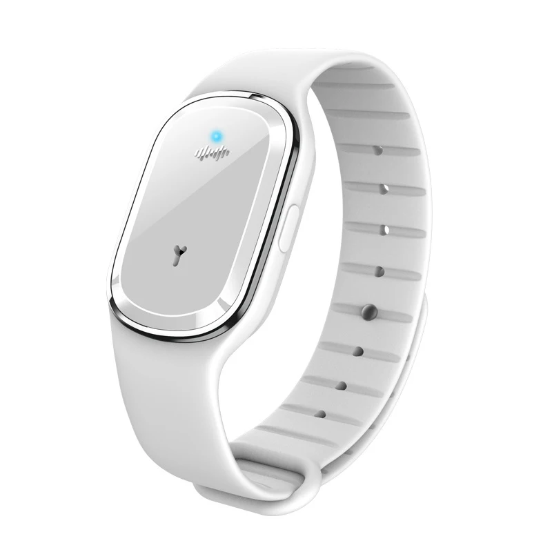 

Anti Mosquito Capsule Pest Bugs Repellent Bracelet Ultrasound Mosquito Repellent Wristband for Kids Adult White