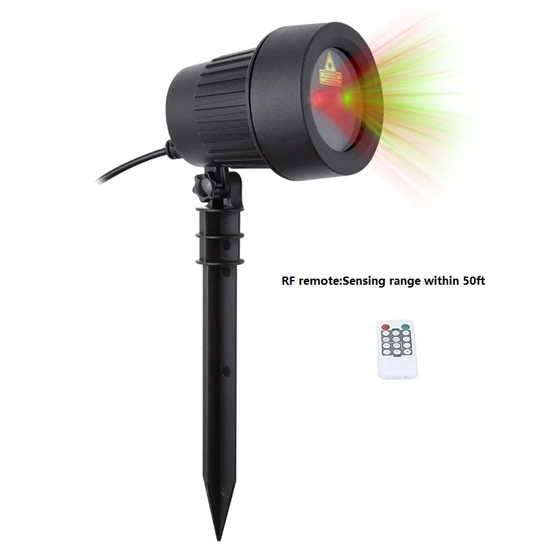 Best RG Outdoor Garden Decoration Waterproof Laser Light Red Green Static Laser Star Projector Showers Christmas