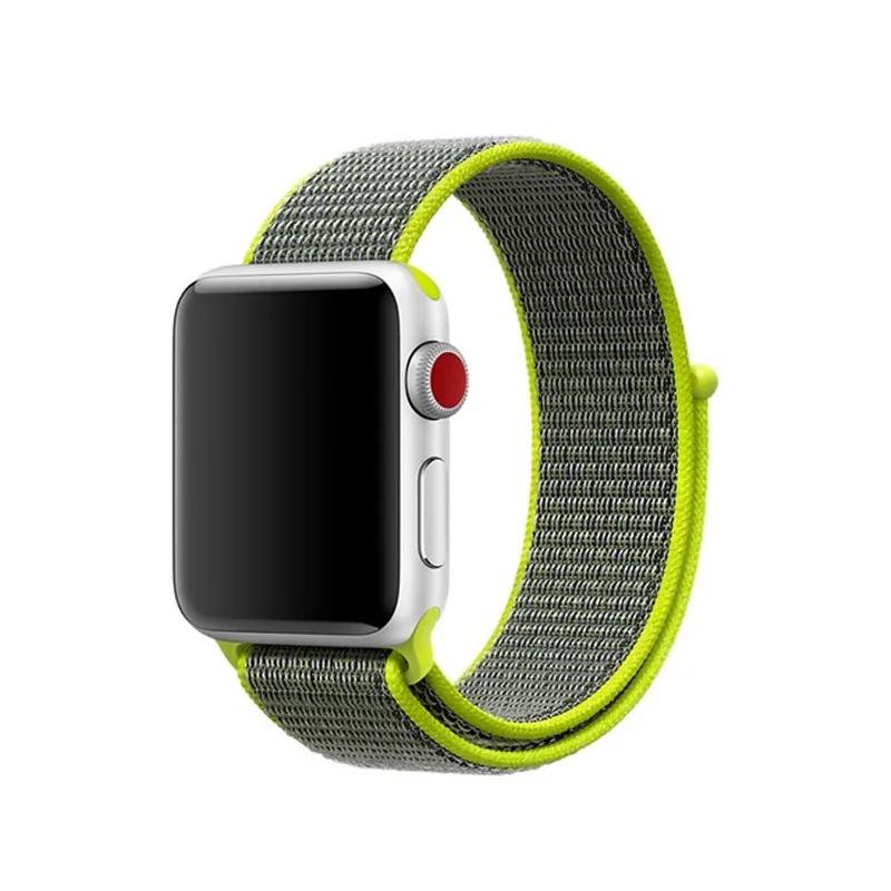 Спортивный нейлоновый ремешок для Apple Watch Band iWatch Series 1 2 3 4 красочные 40 мм 44 мм нейлоновые тканые сменные ремешки для часов 38 мм