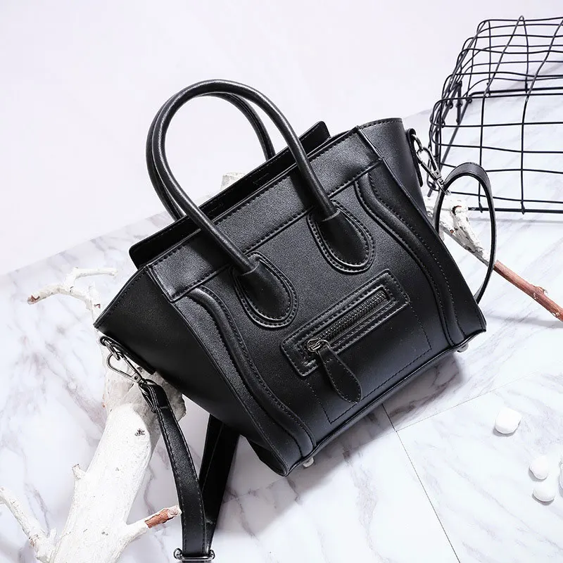 

New & Hot ! Women's Handbags 2018 Fashion Brand Luxury PU Women Leather Shoulder Bags Large Tote Top-Handle Handbags 5094/o