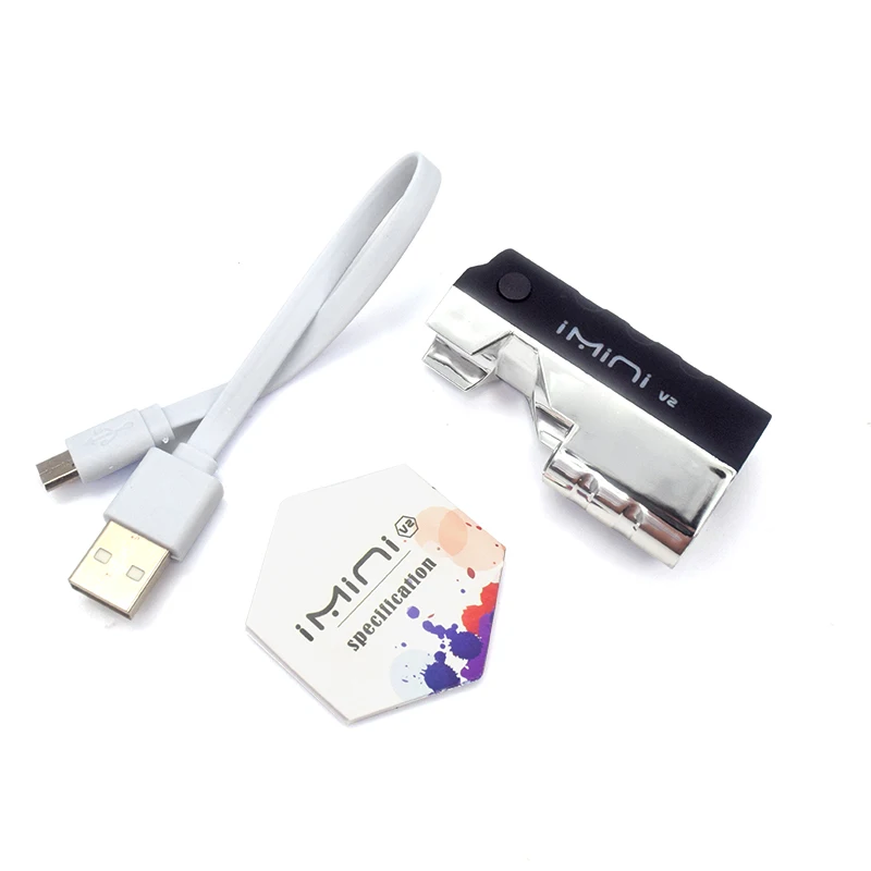 

New Imini V2 VV Starter Kit 510 Thread 650mAh Box Mod Adjustable Voltage 3.3V 3.7V 4.2V Vs Vapor Storm S1 M1 Vmod Battery Mod