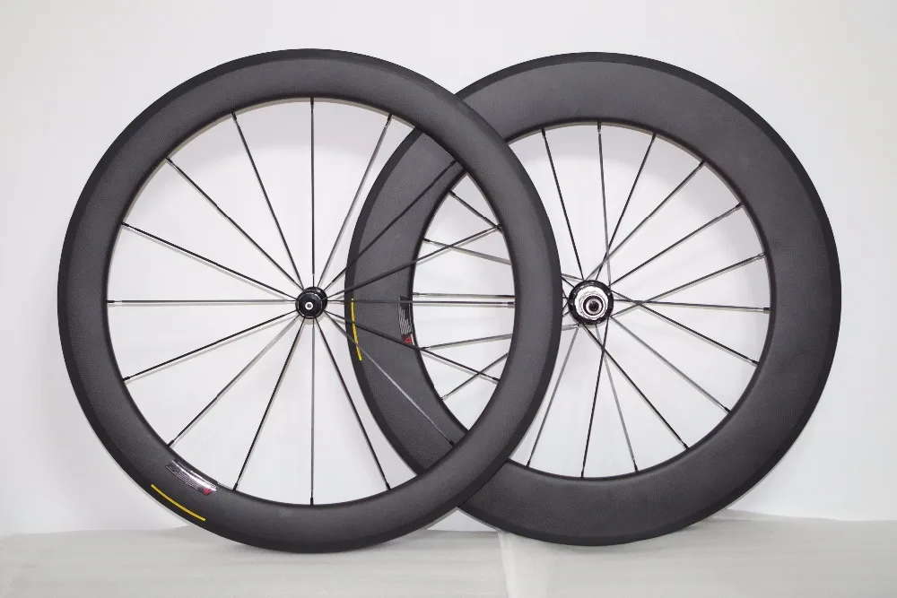 

COMBO Wheels Front 60mm Rear 88mm 700C Tubeless Ready Carbon Clincher Road Bicycle Wheelset 25mm Wide U Shaped Bike Wheel