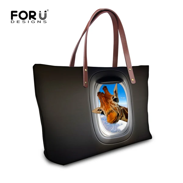 Мода, женская сумка, 3D животное, лошадь, печать, женская сумка через плечо, сумки через плечо, Повседневная Дамская сумочка высокого качества - Цвет: C0062AL