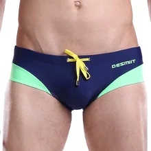 Мужская одежда для плавания с низкой посадкой пикантный купальник бикини мужские плавки боксеры трусы для пляжа купальный костюм шорты для ванны спортивная одежда DESMIIT бренд m-xl