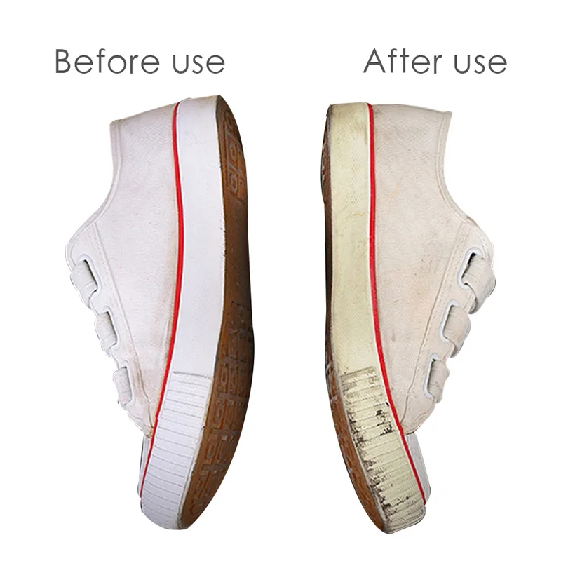 

Sports Leather Canvas Shoe Whitener Cleaner Trainer Boot Clean Whitener with Brush Head 66CY