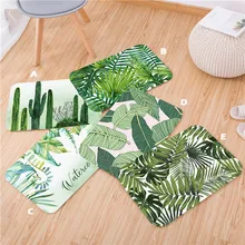 Ковер, ковры для гостиной, тропические растения, листья, узор, полиэстер, для ванной, кухни, ковер 40x60 см, ковер для дома, современный коврик, коврики