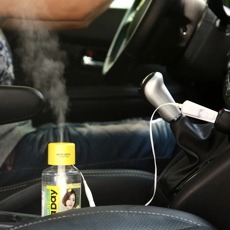 Колпачок для бутылки с водой увлажнители воздуха USB Автомобильный увлажнитель