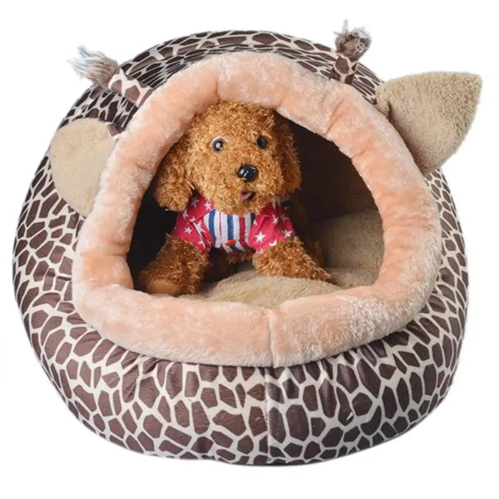 2019 Collapsible Indoor Pet Dog Puppy Cat Warm House Bed Shelter Cozy
