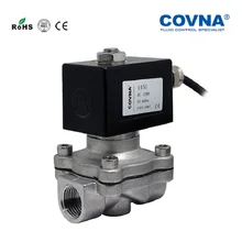 DC24v DN50 2 ''нормально замкнутый Stianless Сталь взрывозащищенный Соленоидный клапан PN16