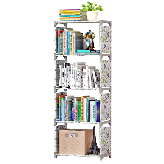 Simple Bookshelf Creative Storage Shelf For Books Plants Sundries Simple Bookshelf Creative Storage Shelf For Books Plants Sundries Diy Combination Floor Standing Children Bookcase