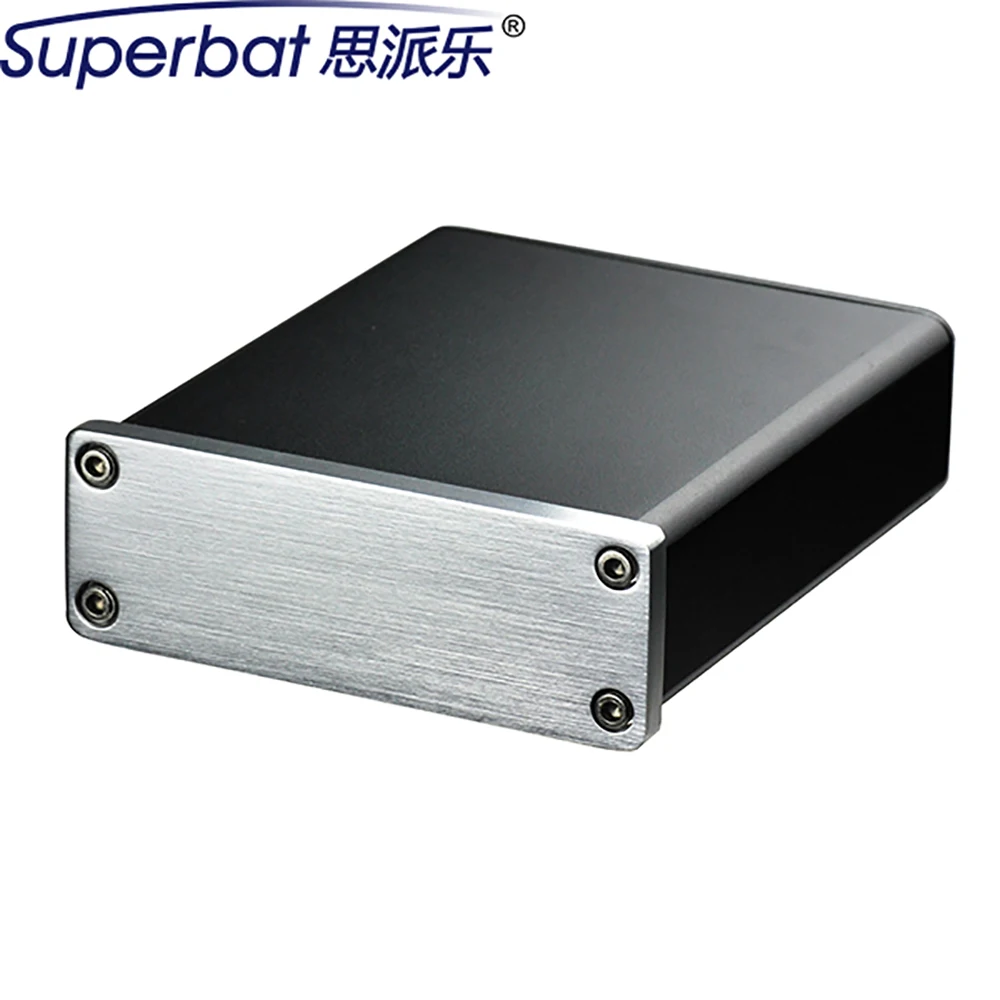 Superbat высокое качество 84*28*95 мм усилитель корпус источника электропитания HIFI трубка корпус алюминиевый 3,3"* 1,10"* 3,7" Электронный PCB коробка
