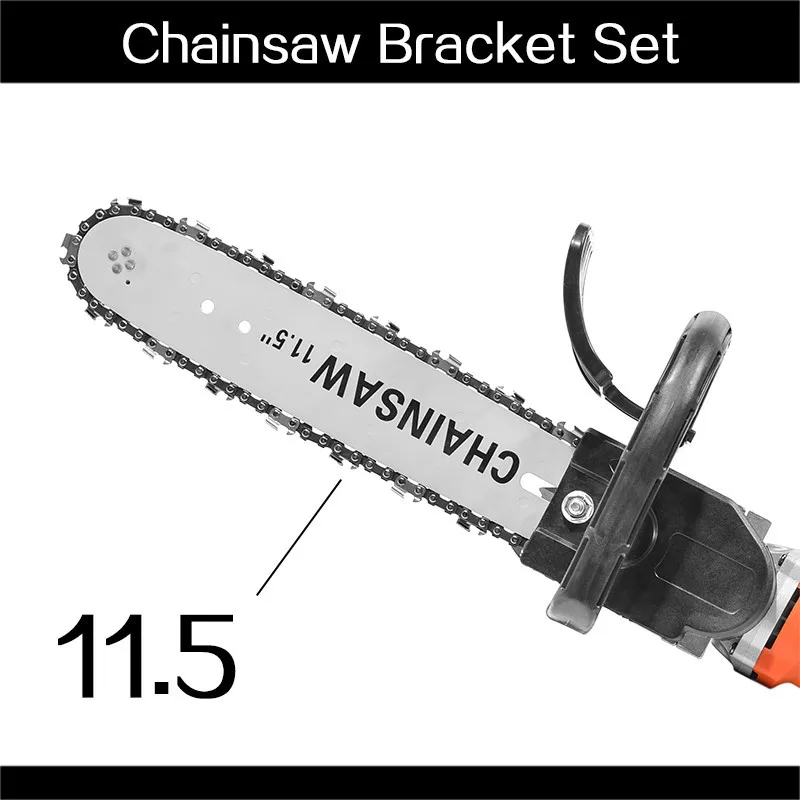 Электрическая угловая шлифовальная машина DIY электрическая пила 11,5 дюймов набор скоб для цепной пилы из высокоуглеродистой стали для цепной пилы деревообрабатывающий электроинструмент