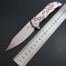 High qulity CH3008 folding knife D2 steel blade + TC4 titanium handle camping knife outdoor hunting survival hand EDC tool knife цена High qulity CH3008 folding knife D2 steel blade + TC4 titanium handle camping knife outdoor hunting survival hand EDC tool knife цены онлайн