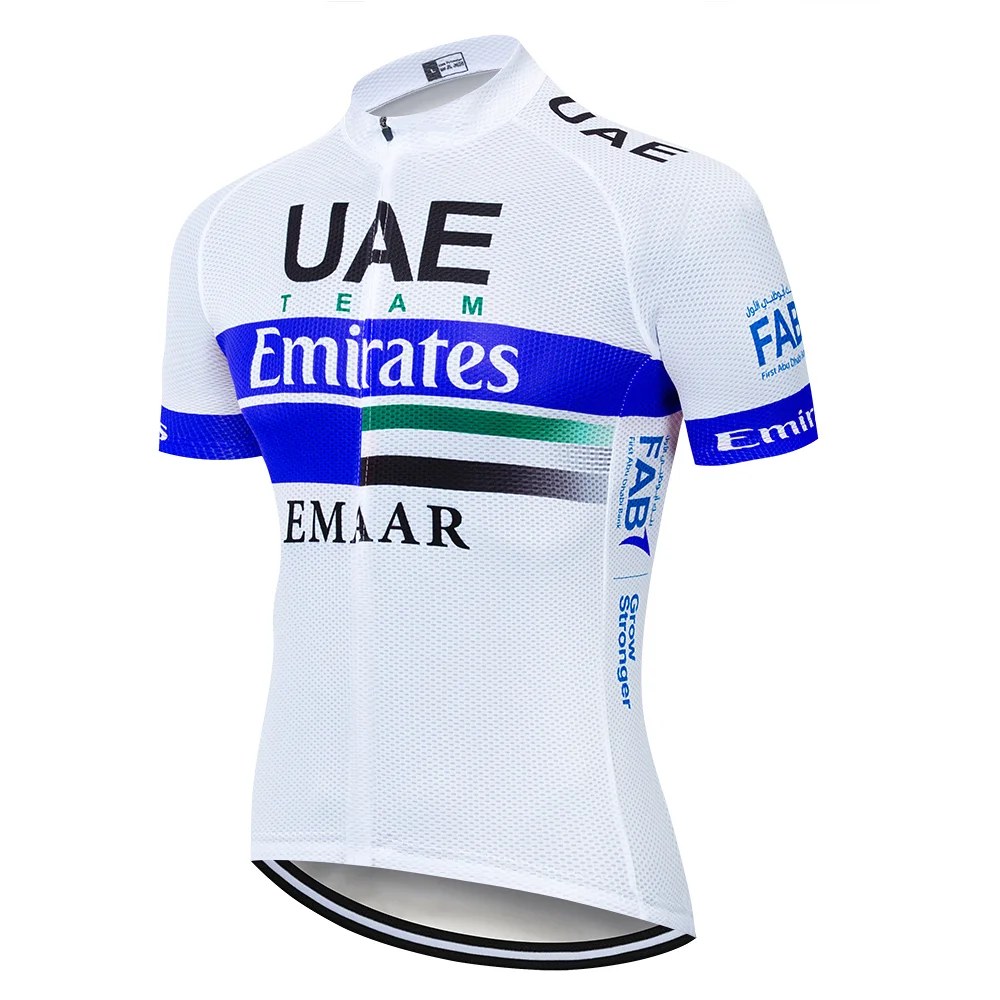 Новая команда ОАЭ одежда для велоспорта Джерси 9D pad шорты набор Ropa быстросохнущие мужские летние топы pro велосипедный майон Culotte - Цвет: Cycling jersey