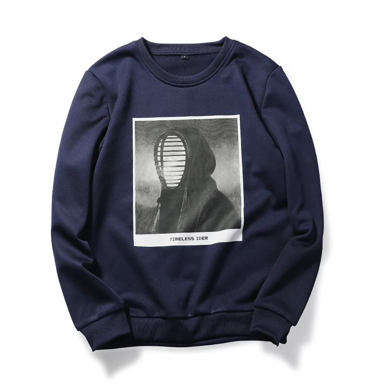 

TFETTERS Spring Autumn Fashion Men Sweatshirt 2019 New Casual Print O-Neck Sweatshirt Men Long Sleeve Slim Hoodie Sweatshirt