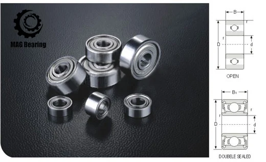

Non-standard Special Ball Bearing RMS8-2RS Special Deep Groove Ball Bearing RMS8 25.4*57.15*15.875mm