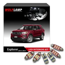 Por Ford Explorer Interior Lights Wolflamp 13pcs Super Bright White Led Interior Car Lights For 2017 Ford Explorer Map Light Door Lamp License Plate Bulb