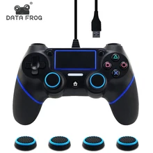 Data Frog USB Wired Controller For Sony PS4 Playstation 4 Dualshock 4 Gamepads Multiple Vibration Joystick