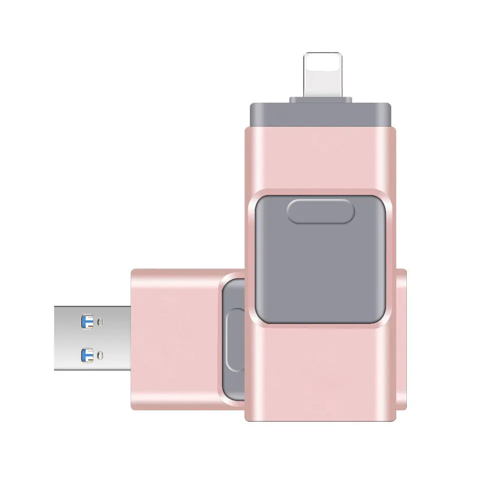 Я флеш-накопитель USB Memory Stick U накопитель OTG Pendrive для iPhone 5 6 7 8 iPad iPod/PC/MAC Andriod iOS ПК 32 г 64 г