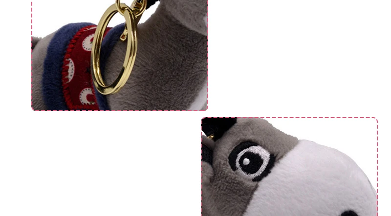 Cute Donkey Soft Plush Keychains Animal Small Pendant Dolls Stuffed Toys Mini Bag Decoration Burro Neddy Newest Girl Gift Lovely _04