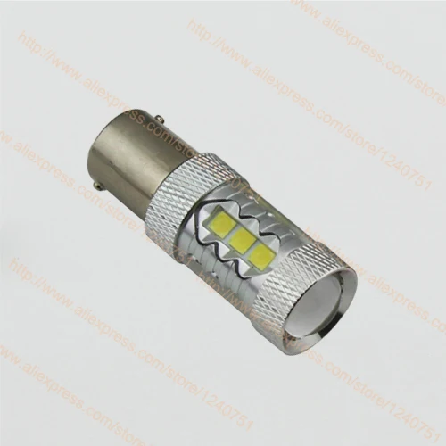 80W CREE HIGH POWER LED YELLOW/AMBER RED S25 P21W 1156 BA15S BULB BAU15S PY21W 7507 CAR LIGHT BRAKE 1157 P21/5W BAY15D | Автомобили и