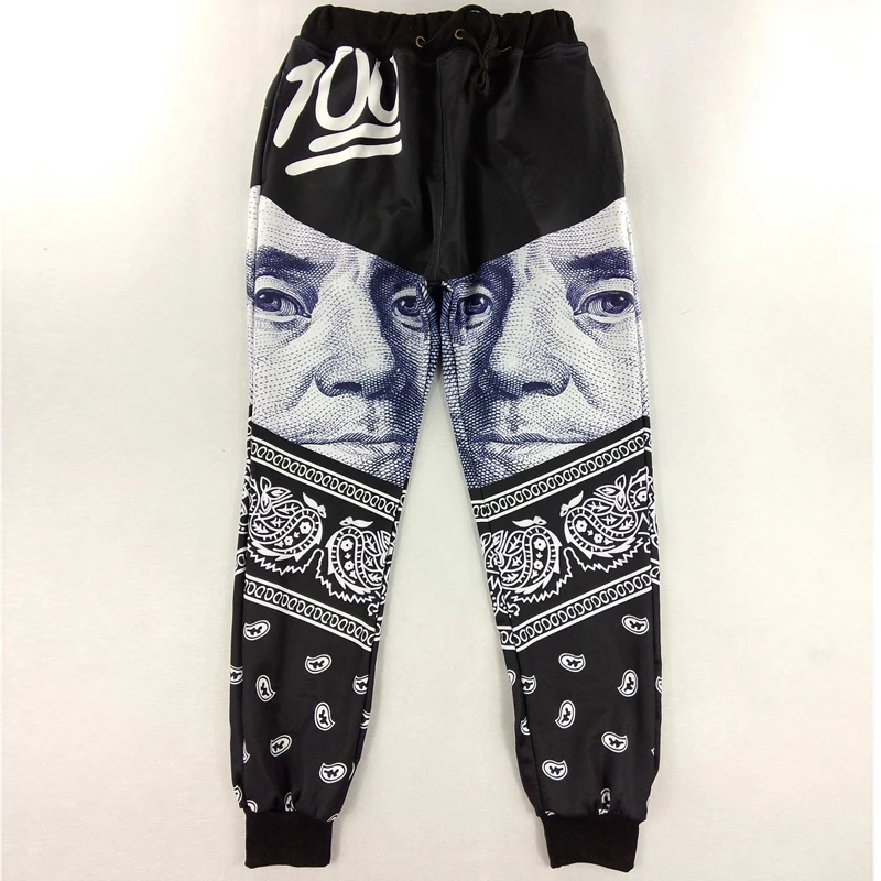 Summer Style 2015 Wholesale Men/Women/Boy/Girl 100 Emoji Joggers Pants 3D Print High Quality Gym Running Sport Sweatpants Lovely | Мужская