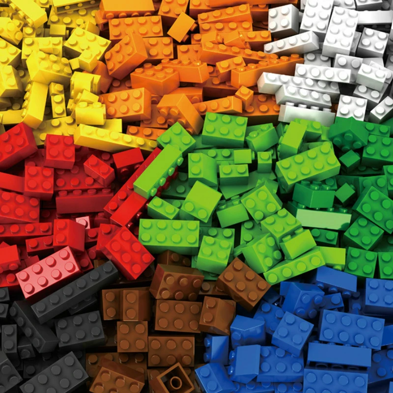 

1000 Pieces Building Blocks Sets Legoings City DIY Creative Bricks Compatible with Logo Bricks Bulk Figures Educational Kids Toy