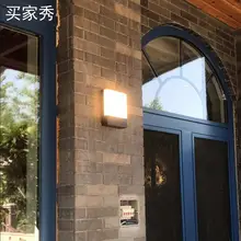 18 Вт наружные настенные лампы в коридор лестницы балкон прохода водонепроницаемый крыльцо Настенные светильники на террасе простые садовые настенные бра AC90-260V