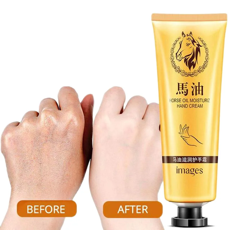 

Horse Oil Repair Hand Cream Anti Chapping Moisturizing Whitening Hand Cream Skincare Nourishing Hand Crem 30g