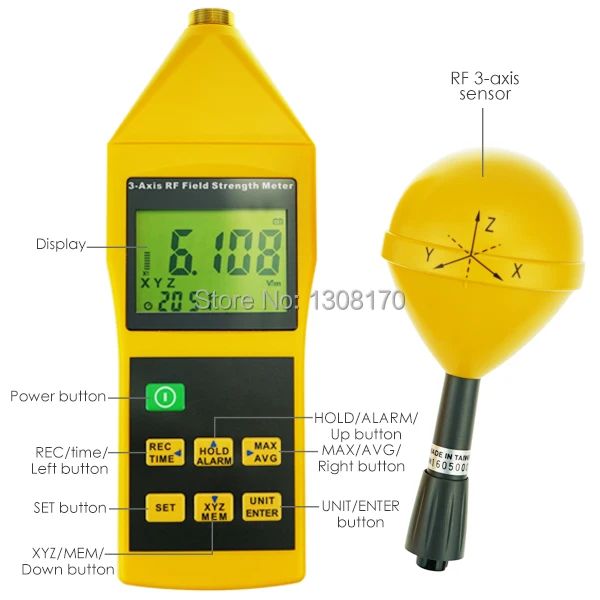 4-Innovative-life-EMF-meter-TM-196-Parts