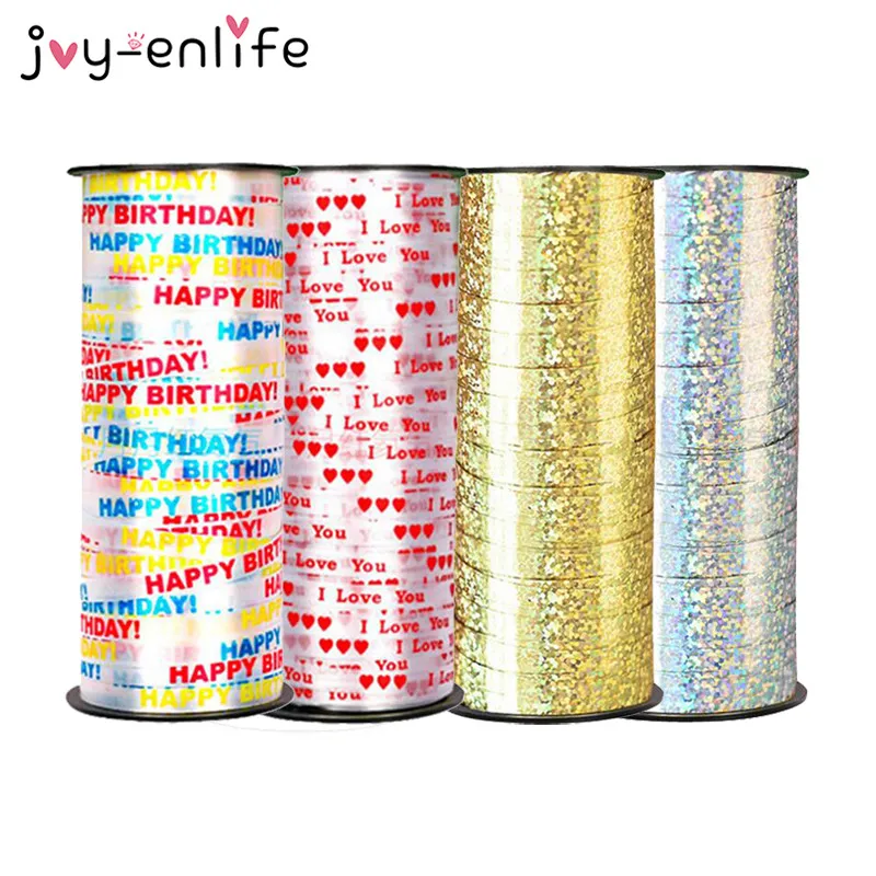 JOY-ENLIFE 100 Yards Plastic Balloon Ribbon I LOVE YOU Happy Birthday Ribbon Wedding Party Baby Shower Kids Party Decor Supplies
JOY-ENLIFE 100 Yards Plastic Balloon Ribbon I LOVE YOU Happy Birthday Ribbon Wedding Party Baby Shower Kids Party Decor Supplies
