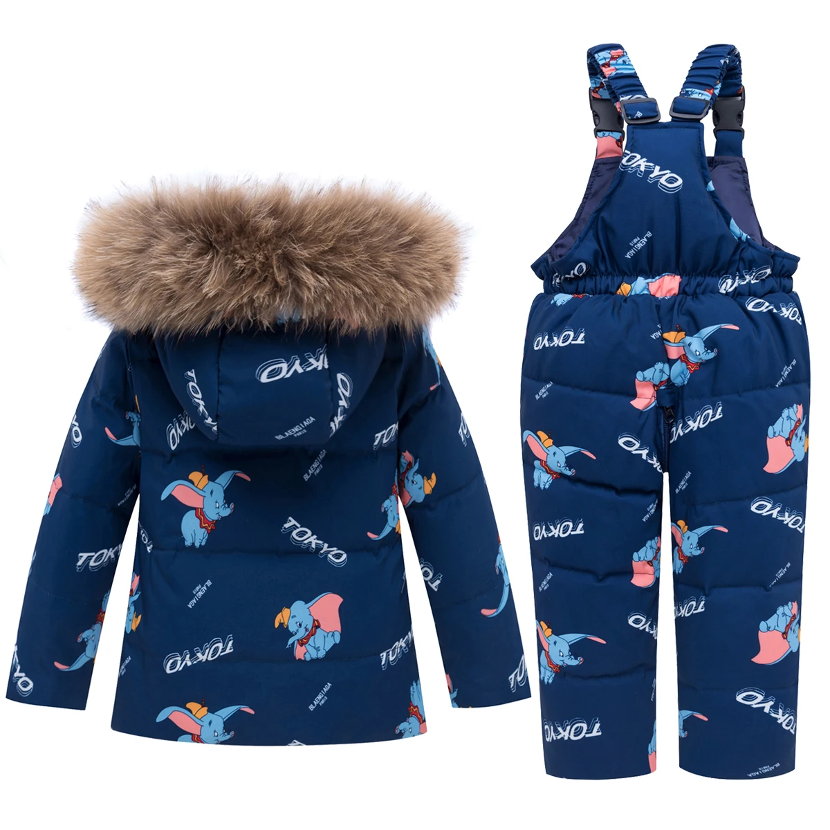 Зимняя куртка детские комбинезоны для девочек, детский зимний комбинезон, парка для маленьких мальчиков и девочек, Пальто Пуховые куртки-пуховики, комплект одежды для малышей