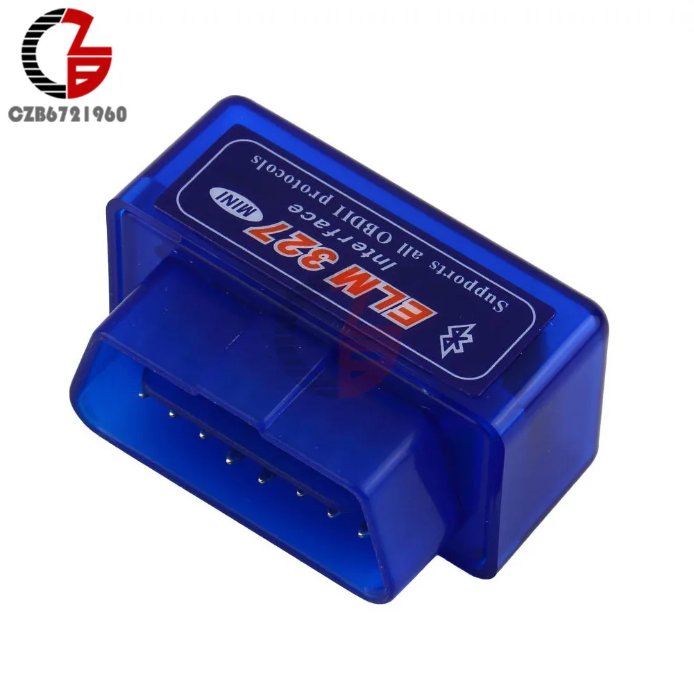

Mini ELM327 V2.1 OBD-II OBD2 Bluetooth Diagnostic Car Auto Interface Scanner Code Reader Scan Tool for Android PC