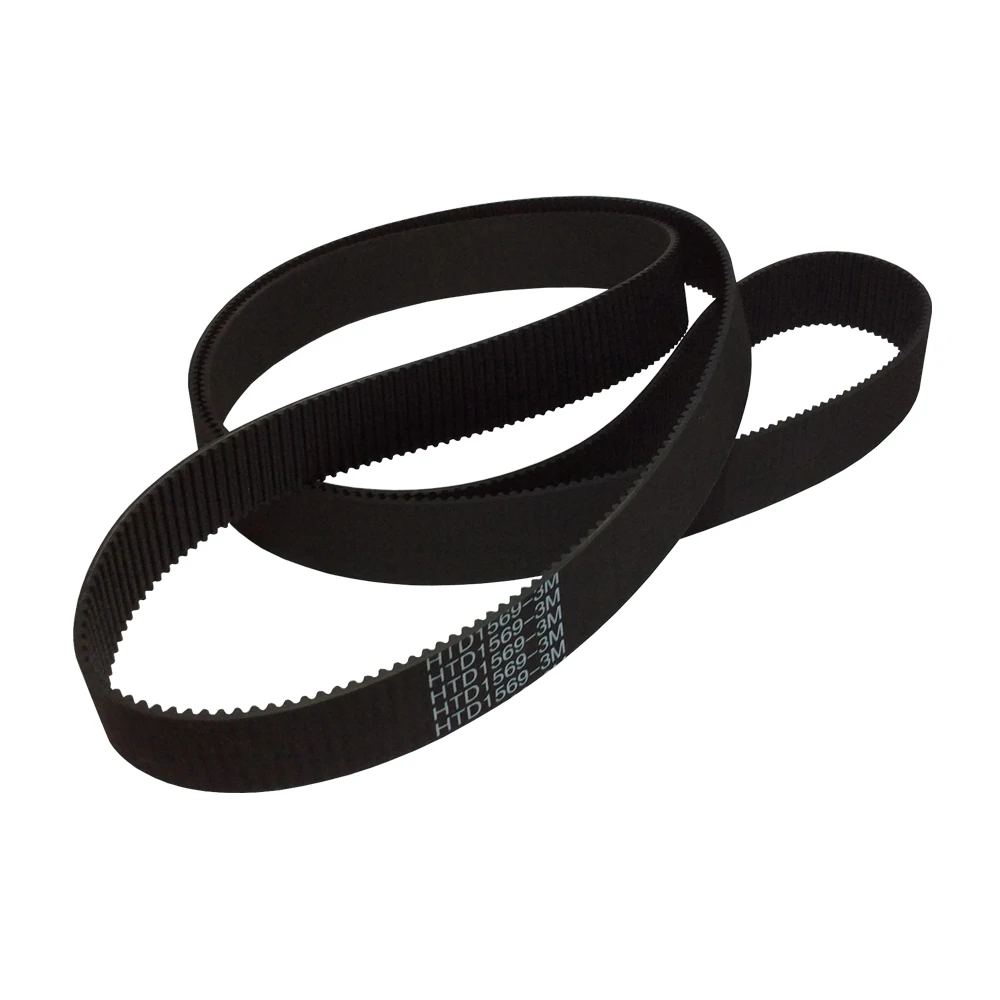 

High Quality HTD 3M Closed-loop Timing Belt Length 1569mm 523 Teeth Synchronous Belt Width 25mm Arc Teeth Rubber Belt 1Pcs