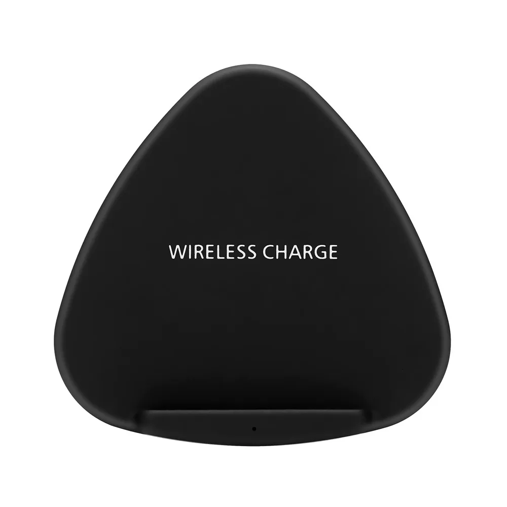 Black Binmer простой быстрое зарядное устройство для Samsung Galaxy S9/S9 плюс Qi Беспроводное зарядное устройство для быстрой зарядки сиденье треугольник беспроводной зарядки - Цвет: Black