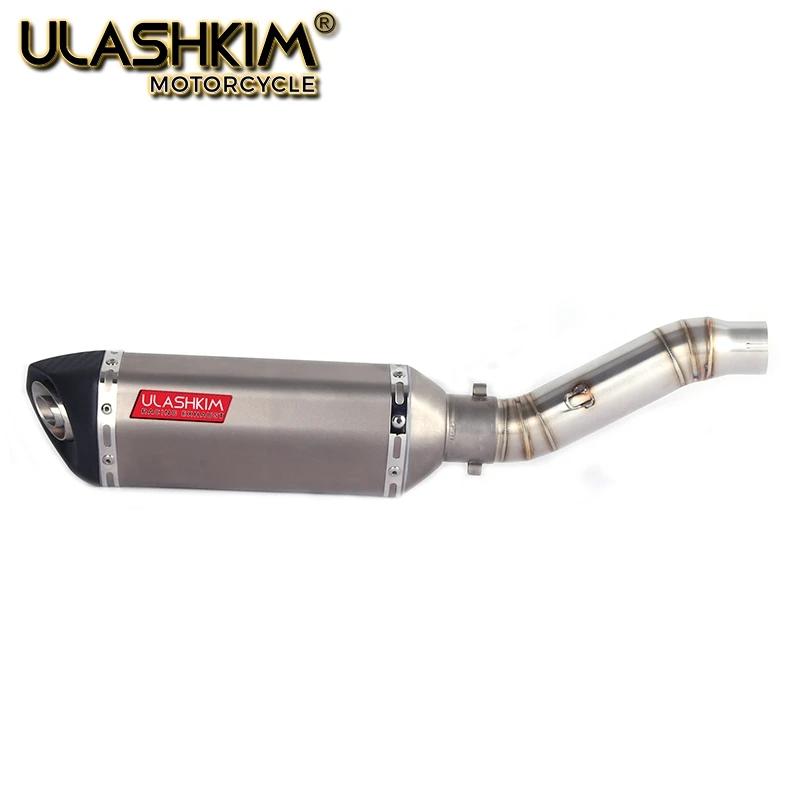 

Motorcycle Exhaust Muffler Pipe Link middle Pipe Slip On For HONDA CBR400 CB500R CBR500R 2013-2015 CB400X CB500X 2013-2016