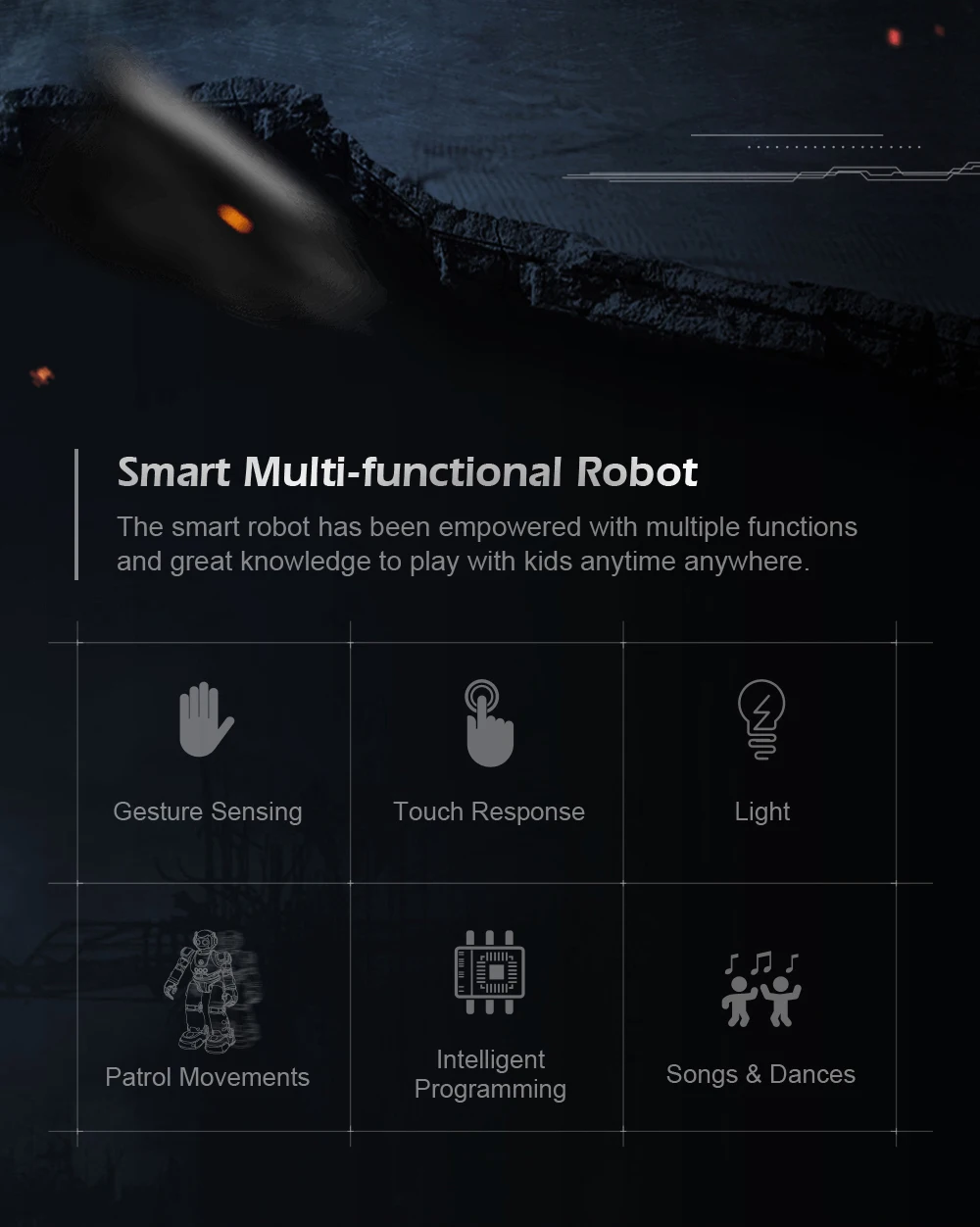 JJRC R11 RC Robot Toy with Gesture Sensing and Programming