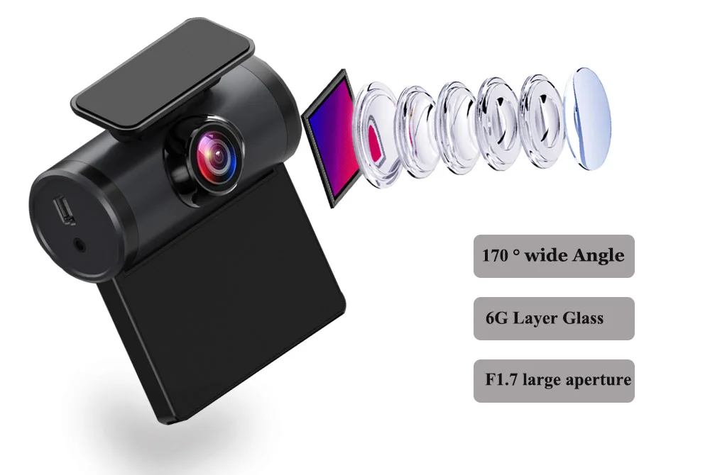 Conkim G200 автомобильный видеорегистратор Wifi камера 1080P gps-навигатор с разрешением full hd регистратор парковочный монитор 170 градусов широкоугольный видеорегистратор магнитный держатель