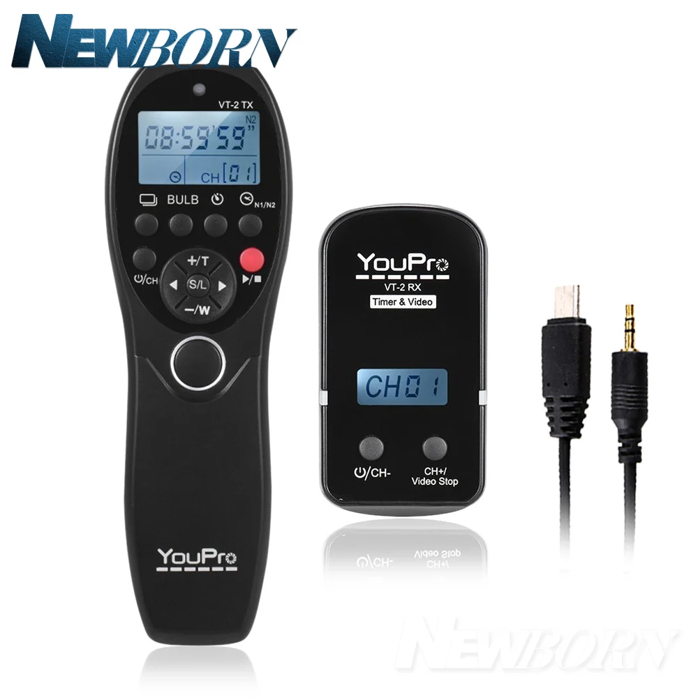 YouPro VT 2/S3 беспроводной пульт дистанционного управления спуска затвора передатчик