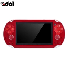 4,3 дюймов ультра-тонкий 64 бит портативных игровых приставок 8 Гб карта памяти MP5 игровая консоль 1000 видов мультимедийных футболки с принтами на тему классических игр горячая распродажа