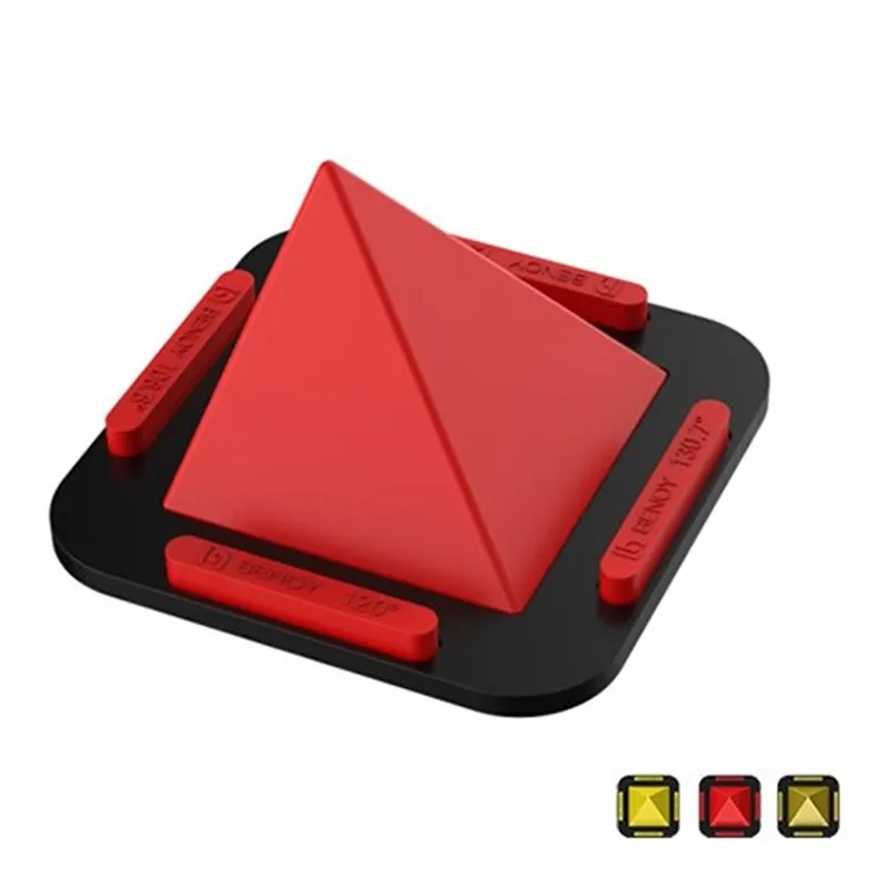 

WRUMAVA Cell Phone Mount Bracket Anti-Slip Silicone Dash Mat 4 Angles Table Stand for iPhone XIAOMI Tablets GPS Navigator