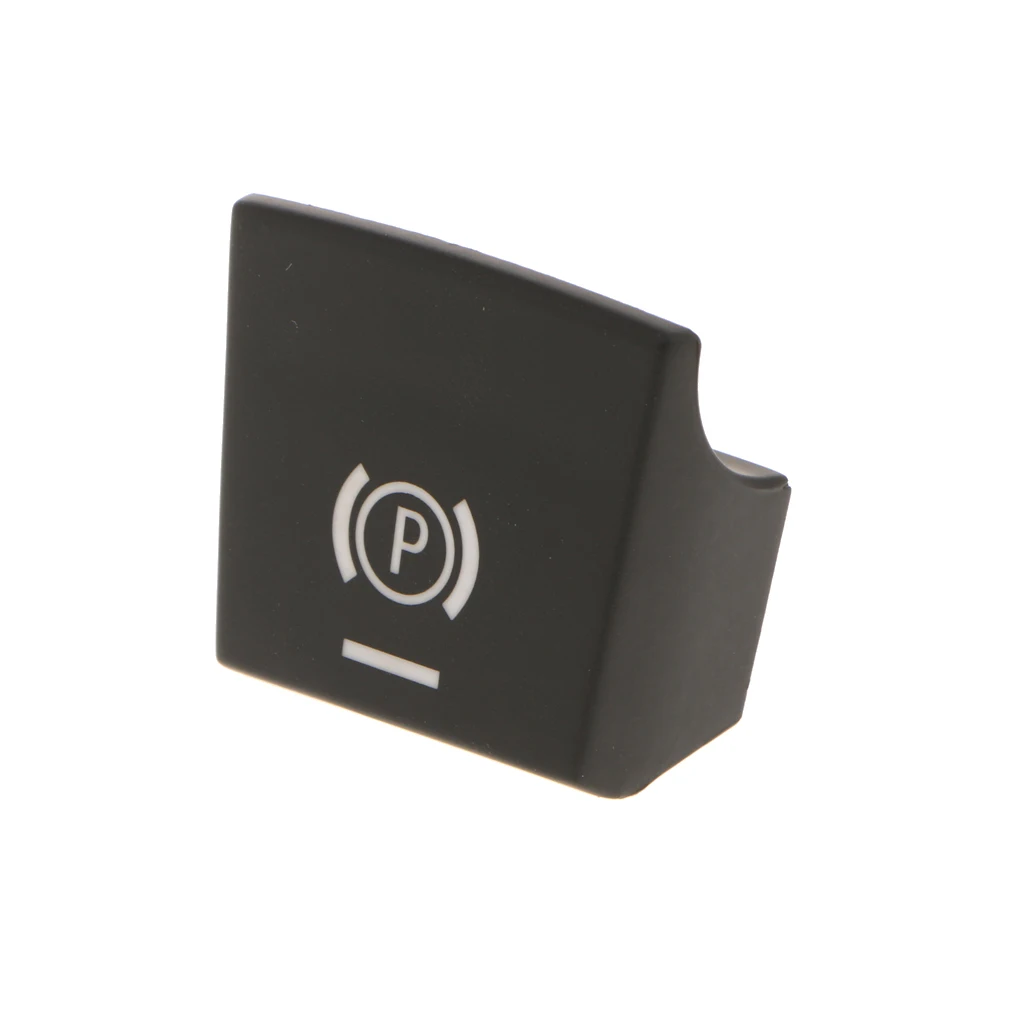 Parking Brake Switch P Button Cover Plastic For BMW 5 6 X3 X4 F10 F11 2009-2013 Etc Parking Button Accessories 1.4x1.3x1.4 Inch
